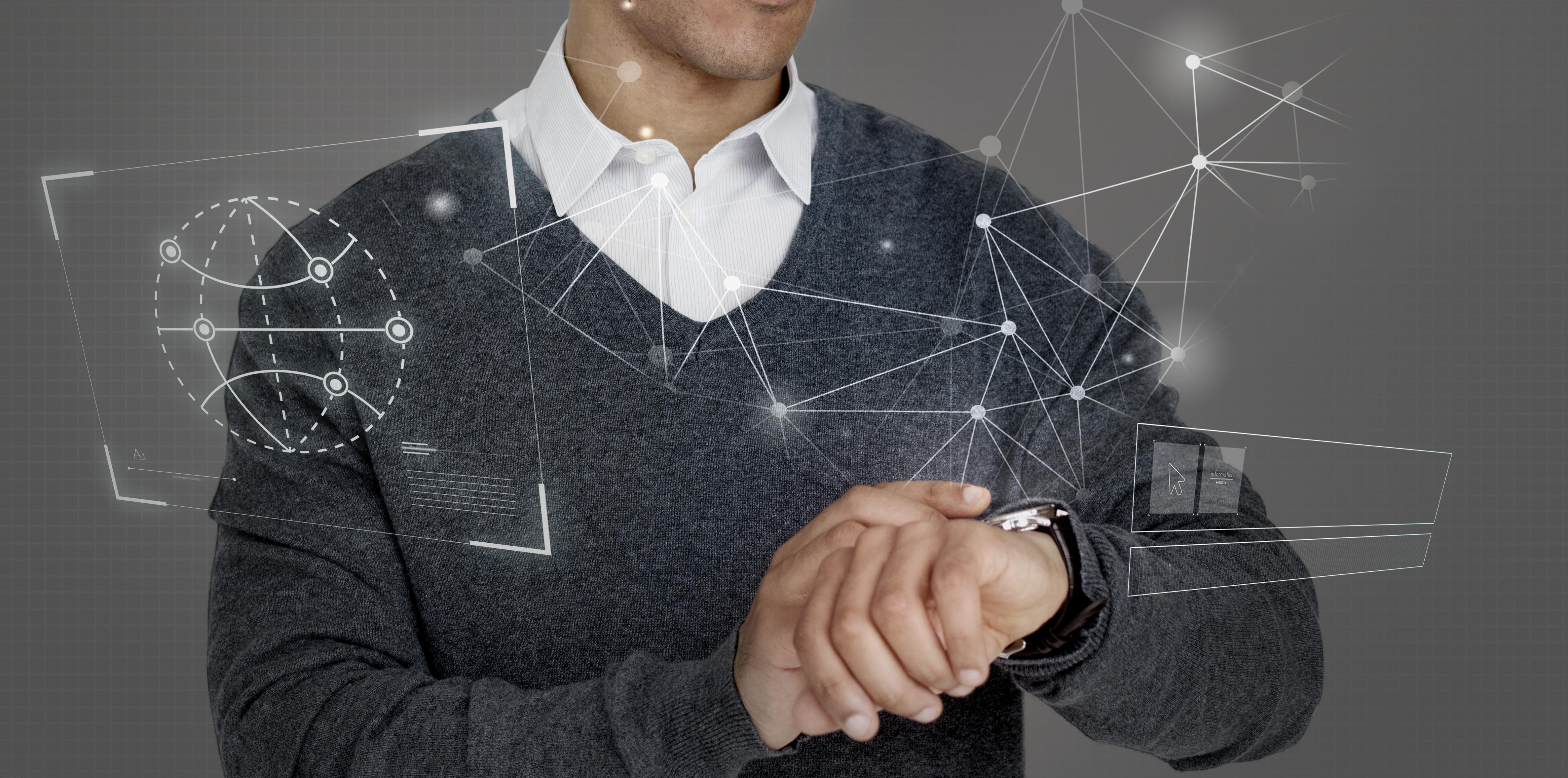 Professional analyzing automated dropshipping workflow data on a screen